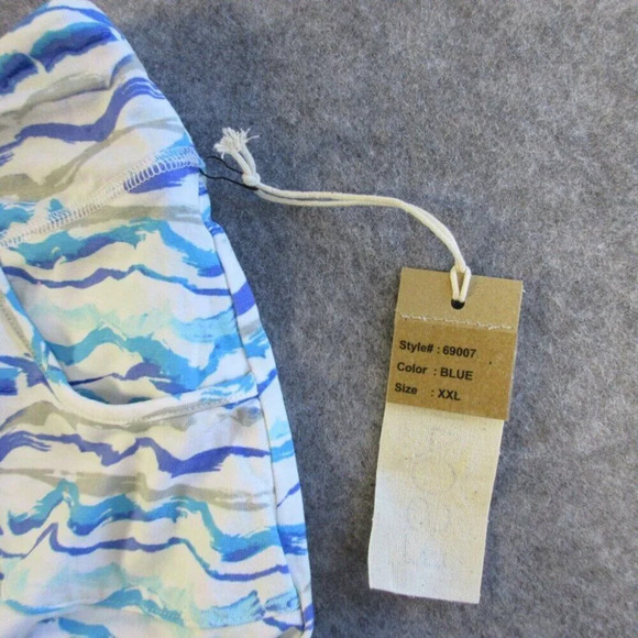 Escape Habitat Womens Mini Skirt Skort XXL Blue Rayon Performance Golf 368 - Picture 6 of 12